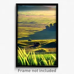 Pixel Art Poster - Vast Meadow (8 Bit Psychedelic Trippy Weird Video Game Print)