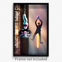 Pixel Art Poster - Vibrating Hamlet (8 Bit Psychedelic Trippy Video Game Print)