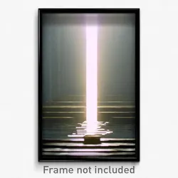 Pixel Art Poster - Calm Sepulchre (8 Bit Psychedelic Trippy Video Game Print)