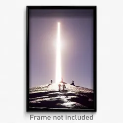 Pixel Art Poster - Memorable Summit (8 Bit Psychedelic Trippy Video Game Print)