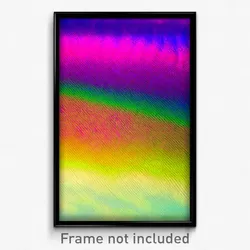 Pixel Art Poster - Multicolored Flood Plain (8 Bit Psychedelic Video Game Print)