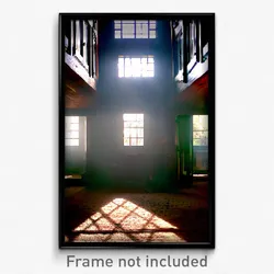 Pixel Art Poster - Vacant Parsonage (8 Bit Psychedelic Trippy Video Game Print)