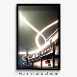 Pixel Art Poster - Acclaimed Junction (8 Bit Psychedelic Video Game Print)