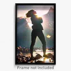 Pixel Art Poster - Blissful Dump (8 Bit Psychedelic Trippy Video Game Print)