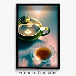 Pixel Art Poster - Clear Tea (8 Bit Psychedelic Trippy Weird Video Game Print)