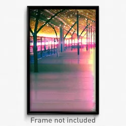 Pixel Art Poster - Superficial Quay (8 Bit Psychedelic Trippy Video Game Print)