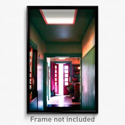 Pixel Art Poster - Quaint Room (8 Bit Psychedelic Trippy Weird Video Game Print)
