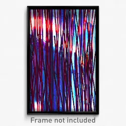 Pixel Art Poster - Wire Frame Glitchy Copenhagen (8 Bit Video Game Print)