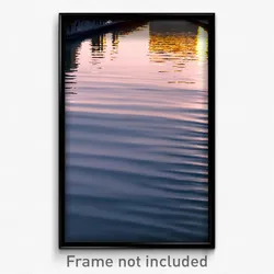 Pixel Art Poster - Simplistic Waterway (8 Bit Psychedelic Video Game Print)