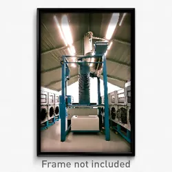 Pixel Art Poster - Fantastic Drying Machine (8 Bit Psychedelic Video Game Print)