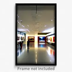 Pixel Art Poster - Famous Gallery (8 Bit Psychedelic Trippy Video Game Print)