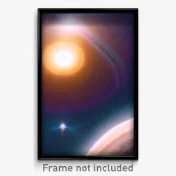Pixel Art Poster - Heavenly Jupiter (8 Bit Psychedelic Trippy Video Game Print)