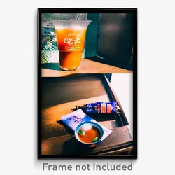 Pixel Art Poster - Extra Small Thai Tea (8 Bit Psychedelic Video Game Print)
