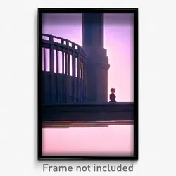 Pixel Art Poster - Notable Parapet (8 Bit Psychedelic Trippy Video Game Print)