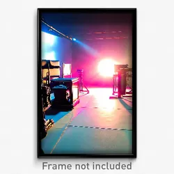 Pixel Art Poster - Stimulating Movie Studio (8 Bit Psychedelic Video Game Print)