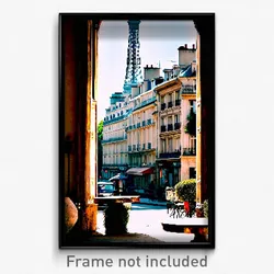 Pixel Art Poster - Antique Paris (8 Bit Psychedelic Trippy Video Game Print)