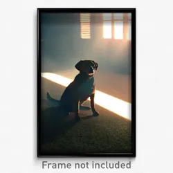Pixel Art Poster - Far Kennel (8 Bit Psychedelic Trippy Weird Video Game Print)