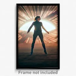 Pixel Art Poster - Tremendous Vicarge (8 Bit Psychedelic Video Game Print)