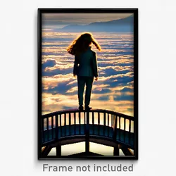 Pixel Art Poster - Tremendous Lookout (8 Bit Psychedelic Video Game Print)