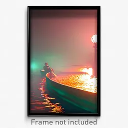 Pixel Art Poster - Warm Shoals (8 Bit Psychedelic Trippy Weird Video Game Print)