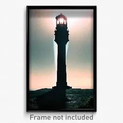 Pixel Art Poster - Menacing Beacon (8 Bit Psychedelic Trippy Video Game Print)
