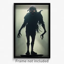 Pixel Art Poster - Lonely Grotesque (8 Bit Psychedelic Trippy Video Game Print)
