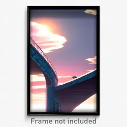 Pixel Art Poster - Warped Lookout (8 Bit Psychedelic Trippy Video Game Print)