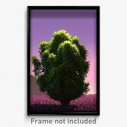 Pixel Art Poster - Simple Bush (8 Bit Psychedelic Trippy Weird Video Game Print)