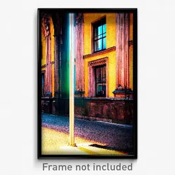 Pixel Art Poster - Upbeat Vienna (8 Bit Psychedelic Trippy Video Game Print)