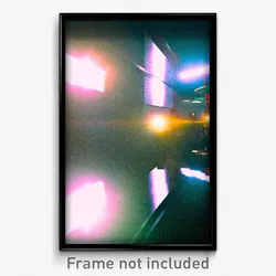Pixel Art Poster - Bright Commons (8 Bit Psychedelic Trippy Video Game Print)