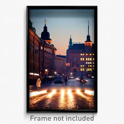 Pixel Art Poster - Familiar Stockholm (8 Bit Psychedelic Video Game Print)