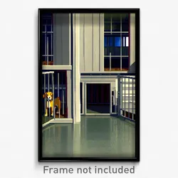 Pixel Art Poster - Modest Kennel (8 Bit Psychedelic Trippy Video Game Print)