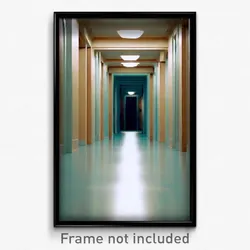 Pixel Art Poster - Subtle Hall (8 Bit Psychedelic Trippy Weird Video Game Print)
