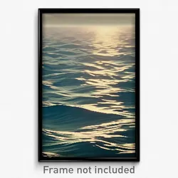 Pixel Art Poster - Spotted Ocean (8 Bit Psychedelic Trippy Video Game Print)