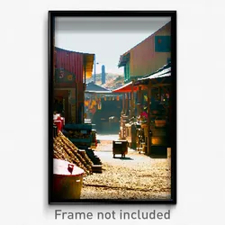 Pixel Art Poster - Quaint Dump (8 Bit Psychedelic Trippy Weird Video Game Print)