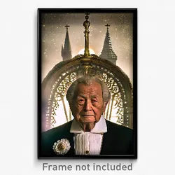 Pixel Art Poster - Elderly Baronetcy (8 Bit Psychedelic Trippy Video Game Print)
