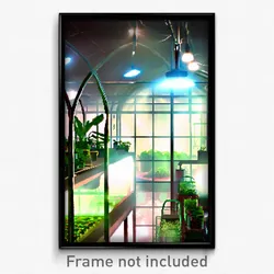 Pixel Art Poster - Liquid Greenhouse (8 Bit Psychedelic Trippy Video Game Print)