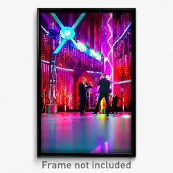 Pixel Art Poster - Flashy Cologne (8 Bit Psychedelic Trippy Video Game Print)
