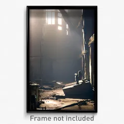 Pixel Art Poster - Grimy Meeting Place (8 Bit Psychedelic Video Game Print)