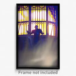 Pixel Art Poster - Lost Portcullis (8 Bit Psychedelic Trippy Video Game Print)