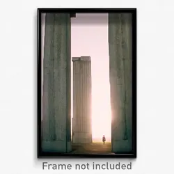 Pixel Art Poster - Concrete Henge (8 Bit Psychedelic Trippy Video Game Print)