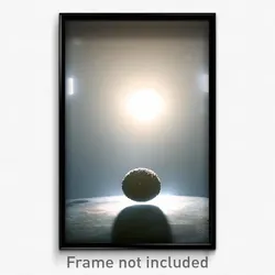 Pixel Art Poster - Spherical Desolation (8 Bit Psychedelic Video Game Print)