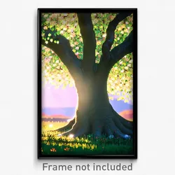 Pixel Art Poster - Humble Spring (8 Bit Psychedelic Trippy Video Game Print)
