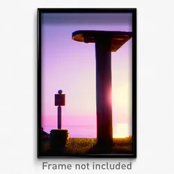 Pixel Art Poster - Mellow Post (8 Bit Psychedelic Trippy Weird Video Game Print)