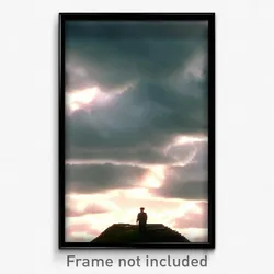 Pixel Art Poster - Cloudy Furth (8 Bit Psychedelic Trippy Video Game Print)