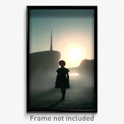 Pixel Art Poster - Perfect Darkness (8 Bit Psychedelic Trippy Video Game Print)
