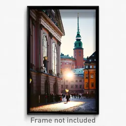 Pixel Art Poster - Flickering Stockholm (8 Bit Psychedelic Video Game Print)