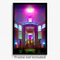 Pixel Art Poster - Velvety Asylum (8 Bit Psychedelic Trippy Video Game Print)