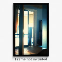 Pixel Art Poster - Calm Home (8 Bit Psychedelic Trippy Weird Video Game Print)