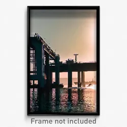 Pixel Art Poster - Meager Port (8 Bit Psychedelic Trippy Weird Video Game Print)